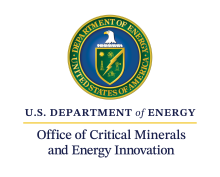 DOE Office of Critical Minerals & Energy Innovation Logo
